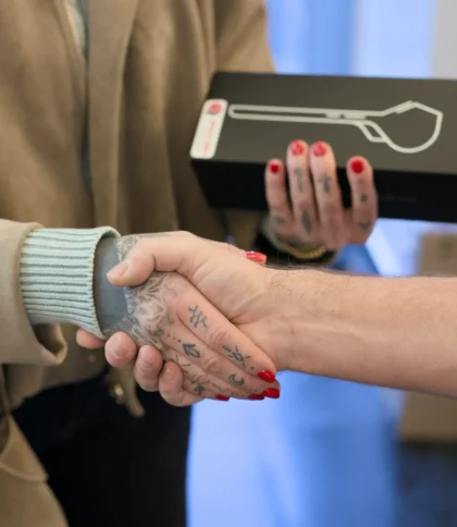 Bild zeigt Kundenverabschiedung